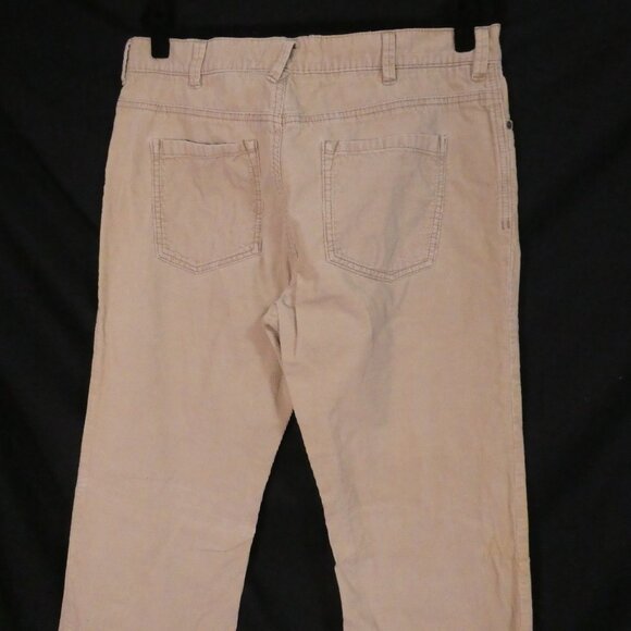 OLD NAVY - Boot-Cut | 36 x 30 | Beige Cotton Cords / Corduroy Casual Pants - Picture 12 of 15